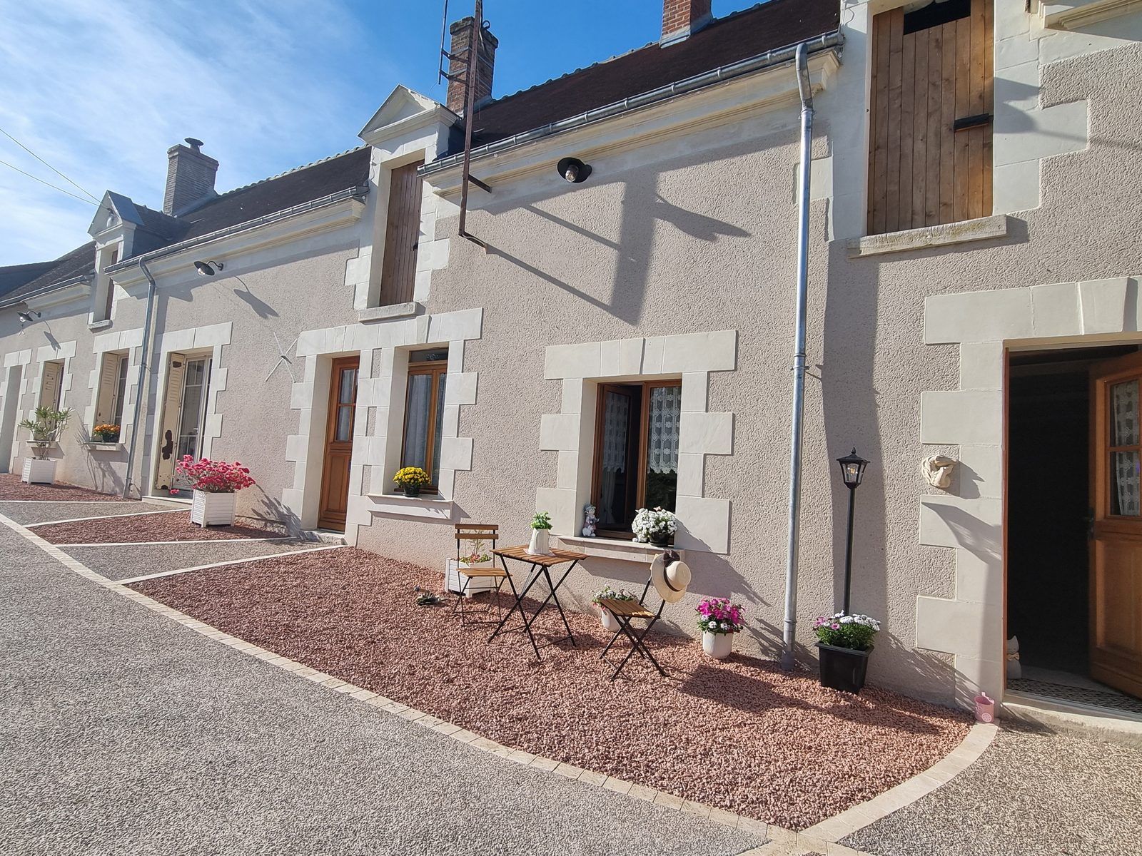 La maison vue de l'extérieur