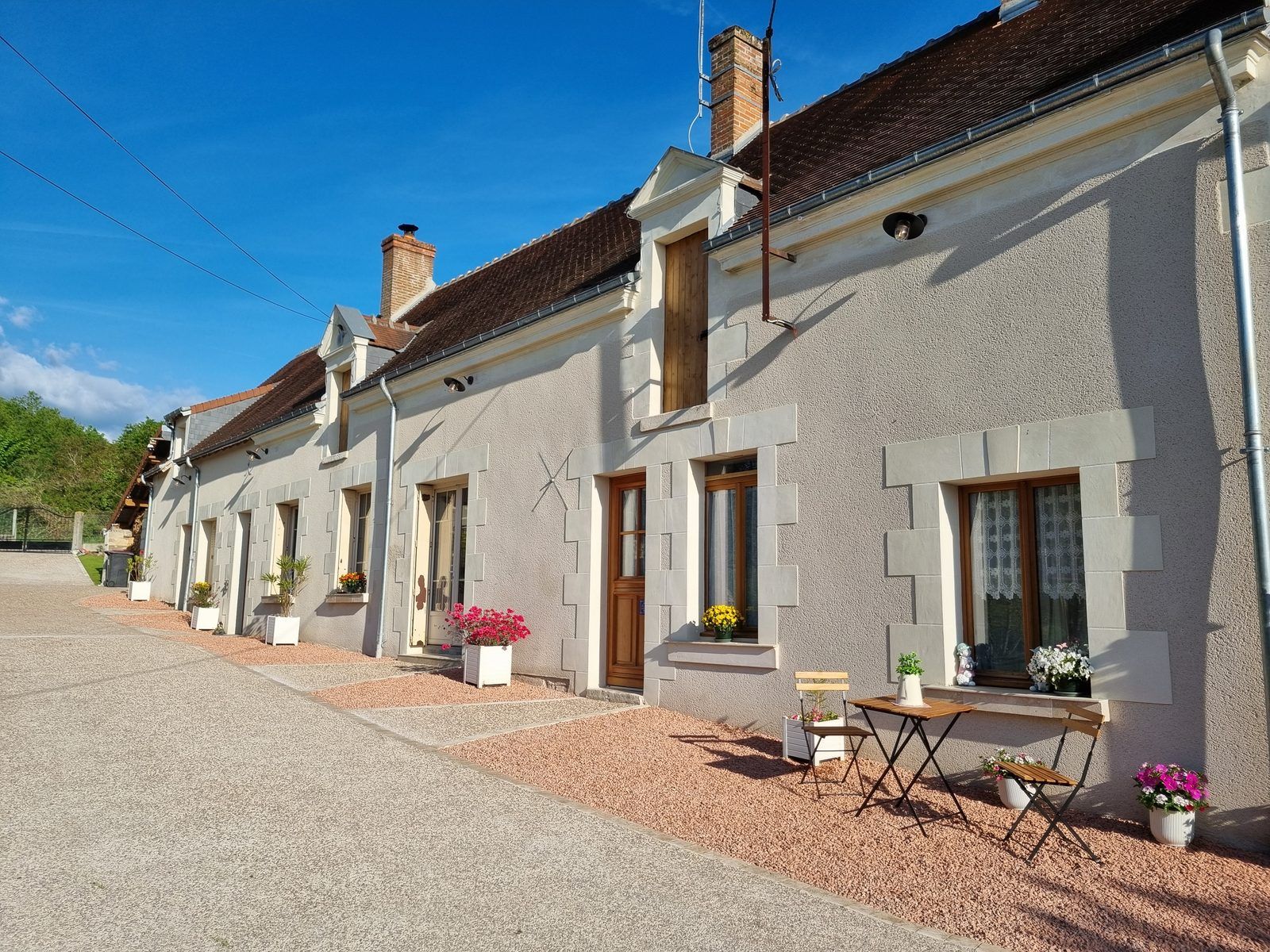 Façade fleurie